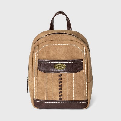 Concept Zip Closure Backpack - Brown