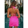 Moda Minx 'Trinidad' Hot Pink Micro Sarong - 2 of 2