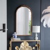 23" X 42"Vintage Arch Wood Mirror Antique Wall Mirror,Traditional Vintage Ornate Baroque Mirror,Wall Mounted Mirrors-The Pop Home - 3 of 4