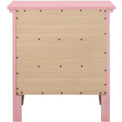 Hammond Pink 3-Drawer Solid Wood Nightstand