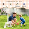 Safstar 3 in 1 Kids Basketball Hoop w/ Basketball Soccer & Golf Game Adjustable Height - 4 of 4