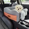 VEVOR Console Dog Car Seat, Center Console Dog Booster Seat for Small Dog, Pet Car Seat for Car Armrest with Clip-On Leash - 2 of 4