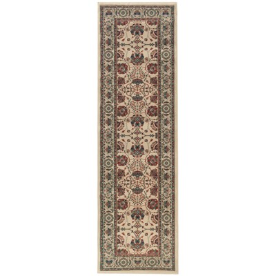 Oriental Weavers Ariana 431O3 Ivory/ Red Indoor Area Rug - 2'7" x 9'4"