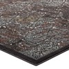 Modway Westia Vintage Area Rug – 8x10, Dark Brown/Silver/Blue, Turkish-Inspired - 3 of 4