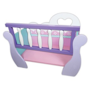 Lissi Wooden Baby Doll Cradle, Multicolor - 1 of 4