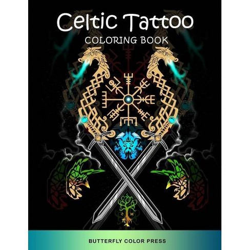 Download Celtic Tattoo Coloring Book Paperback Target