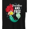 Women's - Disney Princess - Ariel And Flounder Fearless And Free Short Sleeve Graphic T-Shirt - 2 of 4