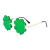 Brightness Charmed St. Patrick's Day Clover-Shaped Sunglasses - 2 of 4