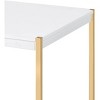 Otrac White & Gold Finish Coffee Table - 2 of 4
