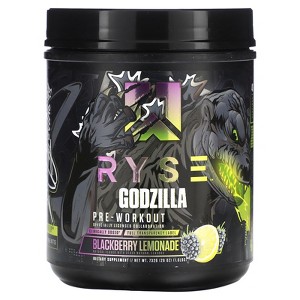 RYSE Godzilla, Pre-Workout, Blackberry Lemonade, 1.6 lbs (732 g) - 1 of 2