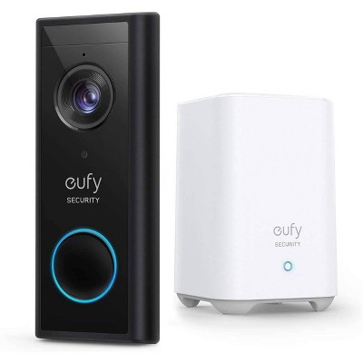 eufy Security by Anker Battery or Wired 2K Video Doorbell with Homebase