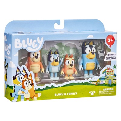 Bluey &#38; Family Figures - 4pk