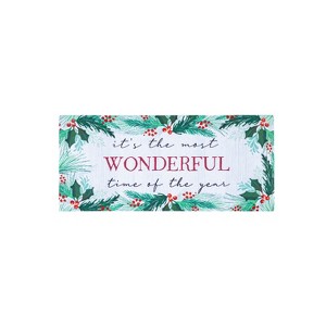 Evergreen Holiday Homestead Sassafras Indoor Outdoor Switch Doormat 1'10"x10" Multicolored - 1 of 4