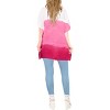 HAPPY BAY Women's Summer Vacation Beachwear Oversized Swim Suit Loose Holiday Bathing Suit Cover Ups for Women 1X-2X Pink Tie Dye Design - 2 of 4