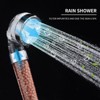 Cobbe Filtered LED Shower Head with Handheld, High Pressure Shower Head with Filter, Water Saving Spray Handheld Showerheads with Hose and Base - 3 of 4