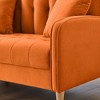 CAVINAS Modern Loveseat Sofa, Velvet Upholstered Sofa, Tufted Design Couch for Living Room/ Department/ Small Space - 3 of 4