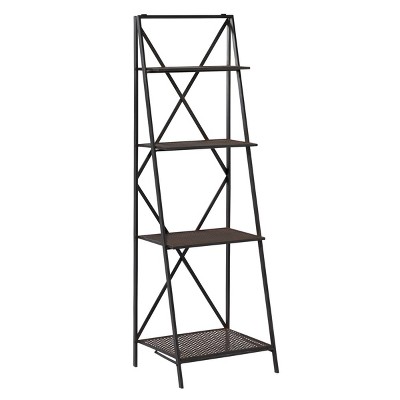 Industrial Metal Wall Shelf Black - Olivia & May