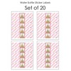 Big Dot of Happiness Little Princess Crown - Pink and Gold Princess Baby Shower or Birthday Party Water Bottle Sticker Labels - Set of 20 - 3 of 4