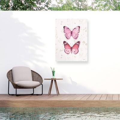 Lisa Audit Obviously Pink 11A Outdoor Canvas Art
