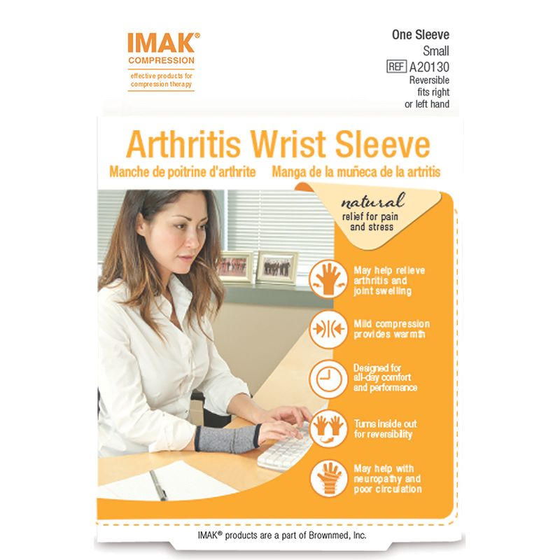 Brownmed IMAK Compression Arthritis Wrist Sleeve, 3 of 5