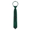 Jacob Alexander Boys' 14" Solid Color Pre-Tied Zipper Neck Tie - 3 of 4
