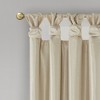 JUJABU 50"x95" Champagne Twist Tab Total Blackout Window Curtain Panel - 3 of 4