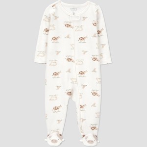 Carter's Just One You® Baby Farm Animals Sleep N' Play - Cream - 1 of 4
