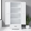 69-Inch Tall Bathroom Storage Cabinet with 2 Doors, 1 Drawer, Adjustable Shelves & Anti-Tip Device, Freestanding Organizer - 4 of 4