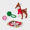 Reindeer Dog Rope Plush Toy Set - 4pcs - Boots & Barkley™ - 3 of 3