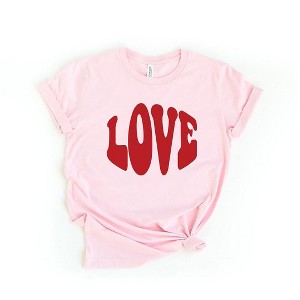 Simply Sage Market Women's Love Bold Short Sleeve Graphic Tee - 1 of 4