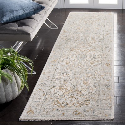 Hamilton HLT100 Power Loomed Runner Rug - Grey/Blue - 2'2"x8' - Safavieh.