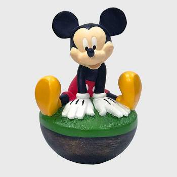 Disney 9" Mickey Mouse Wobble Resin/Stone Statue