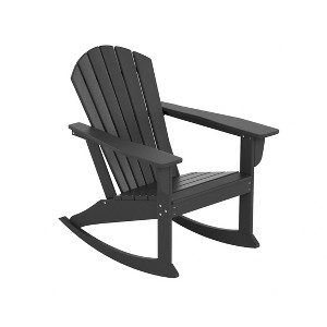 WestinTrends Outdoor Patio Poly Adirondack Rocking Chair Rocker - 1 of 4