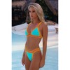 Moda Minx 'Turquoise' Bohemian Bay Nirvana Triangle Bikini Top - 2 of 4