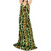 LA LEELA Women's Summer Beach Wrap Bikini Wraps Sarong Cover up Skirt Swimsuit Swimwear Bathing Suit Cover Ups for Womens One Size Black, Floral - 3 of 4
