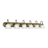 Livex Lighting Belmont 6 - Light Vanity in  Antique Brass - 2 of 4