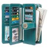 Women’s Wallet Leather Wristlet – RFID Blocking Large Capacity Credit Card Holder with Zipper Pocket, Multiple Compartments & Phone Slot - 3 of 4