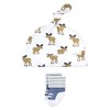 Hudson Baby Infant Boy Cap and Socks Set, Woodland, 0-9 Months - 3 of 4