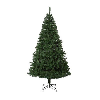 7.5-Foot Green Pine Artificial Christmas Tree with LED Lights