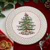 Spode Christmas Tree Polka Dot Cake Plate - 11" Cookie, Cupcake, Dessert Serving Platter - Porcelain - Dishwasher, Microwave, Freezer Safe - 4 of 4