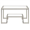 Satin Nickel Square Coffee Table - Henn&Hart - 4 of 4