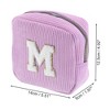 Unique Bargains Letter m Pattern Makeup Bag 1 Pc - 2 of 4