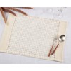 Saro Lifestyle Breezy Delight Net Placemat (Set of 4), 14"x20", Off-White - 4 of 4