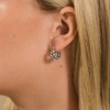 SHINE by Sterling Forever Abigail Ribbed Micro Hoop Earring - 2 of 3