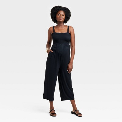 Sleeveless Long Unitard Maternity Jumpsuit - Isabel Maternity by Ingrid &  Isabel™ Black XS