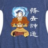 Girls' - Avatar: The Last Airbender - Aang Avatar State Fit & Flair Cap Sleeve Dress - 2 of 4