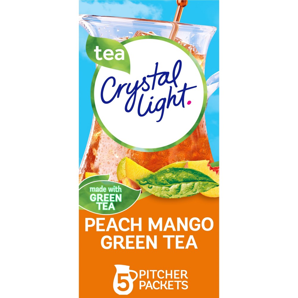 UPC 043000030943 product image for Crystal Light Peach Mango Green Tea Drink Mix - 5pk/0.37oz | upcitemdb.com