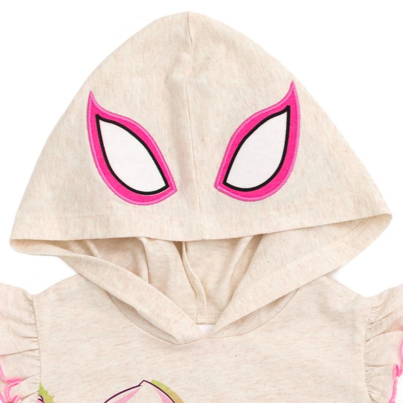 Marvel Spider-Man Ghost Spider Girls Cosplay Tank Top Dolphin Active and French Terry Shorts Toddler to Big Kid, 5 of 9
