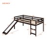 NicBex Twin Size Loft Bunk Bed for Kids, Modern Bunk Bed with Wooden Bed Frame,   Slide, Guardrails and Ladder for Bedroom - 2 of 4