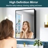 Elise Bathroom Medicine Cabinet with Mirror, Surface or Recessed Mount, Adjustable Tempered Glass Shelves, Reversible - 4 of 4